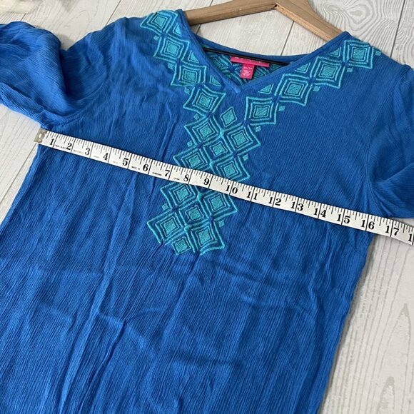 Lilly Pulitzer Embroidered Tunic Top - Picture 4 of 13